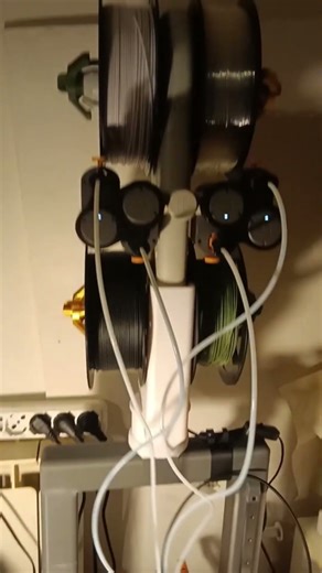 Ams Lite Vertical Holder with A1 mini BambuLab