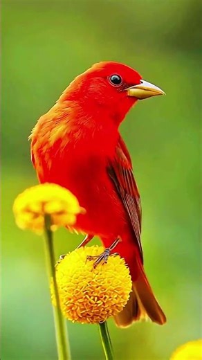 biutiful nature Bird 🕊️ and flowers 🌹🌷 #nature #birds #aivideo