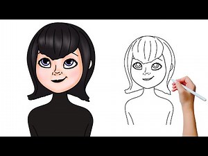 DRAW Mavis from Hotel Transylvania like a PRO!