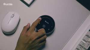 Quntis Computer Monitor Light Bar with Remote, Eye-Care Monitor Light Backlight Desk Lamp for Home Office Gaming, Stepless Dimming Brightness and Color Temperature, No Screen Glare, Gray