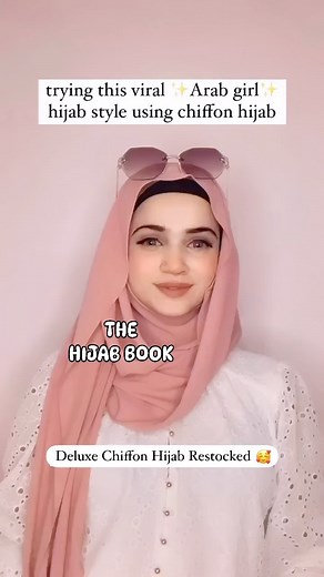 5.3K views · 349 reactions | ✨Arabic girl Hijab Tutorial崙 | The Hijab Book | Facebook