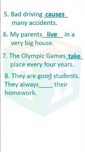 Simple Present Tense Exercises for Beginners | Part 3-2-2