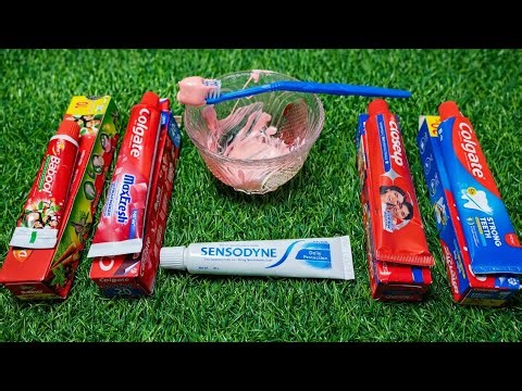 Toothpaste ASMR Relaxation | Satisfying Texture & Sounds 💙 #asmr #thoothpaste #satisfying