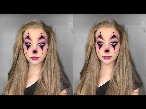 Easy Clown Halloween Makeup Tutorial