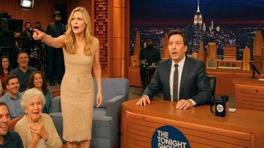 Jimmy Fallon FROZEN When Michelle Pfeiffer Suddenly Stops Interview After Spotting This Woman Michelle Pfeiffer stopped mid-interview and said five words that froze everyone: "That woman... she needs to come here." What happened next became the most powerful moment in Tonight Show history—and it wasn't scripted. (READ MORE: https://ustoday24h.com/hong/jimmy-fallon-frozen-when-michelle-pfeiffer-suddenly-stops-interview-after-spotting-this-woman-ho/ ) In this unforgettable episode, Jimmy Fallon's 