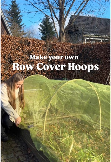 DIY Row Cover Hoops: Protect Your Plants Easily