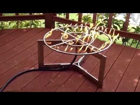 Easy Fire Pits 24" DIY Propane Fire Ring Complete Fire Pit Kit ; fr24ck