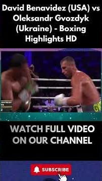 David Benavidez (USA) vs Oleksandr Gvozdyk (Ukraine) - Boxing Highlights HD 11
