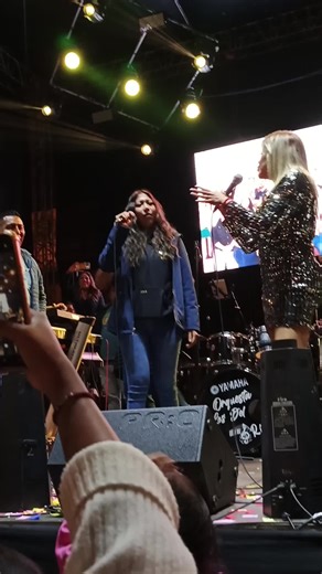 Live Stage Performance by Dynamic Female Duo