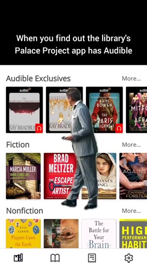 1.7K views · 30 reactions |  Audible available at VPL? Yes! We’re excited to be the first public library in Canada to offer exclusive Audible books through our new Palace Project app.   Get the Palace Project app and start enjoying more ebooks and audiobooks wherever you go: https://ow.ly/K5ph50SA3G7 | Vancouver Public Library | Facebook