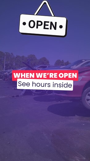 Need parts to wrap it up? We’re open every day. Walk in, pull what fits, get back to the build. 🕗 Sun–Wed: 8–5 (last entry 4:30) 🕖 Thu–Sat: 8–7 (last entry 6:30) Plan your pull—come early, bring tools. 📍 10694 Cosmonaut Blvd, Orlando, FL 32824 #CFPP #Orlando #UsedAutoParts #JunkyardFinds #SalvageYard #DIYMechanic | Central Florida Pick & Pay