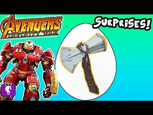 MEGA AVENGERS Surprise Toys With Thor's Stormbreaker  by HobbyKidsTV - Videos For Kids