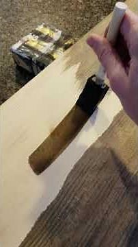 Make your own stain at home- water and acrylic paint- GAME CHANGER