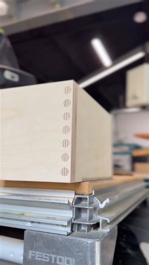 Shaper on Instagram: "@bankscarpentry shows a nice shot of how accurately Benchpilot can cut ply drawer boxes. Learn more at shapertools.com/benchpilot . #shapermade #shaperorigin #shaperworkstation #shapertools #benchpilot"