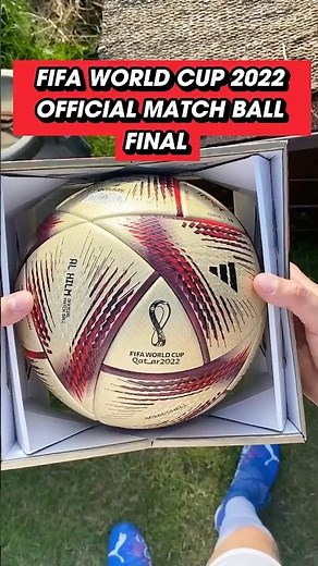 Al Hilm Final FIFA World Cup 2022 Official Match Ball Pro - Adidas review & unboxing HC0437