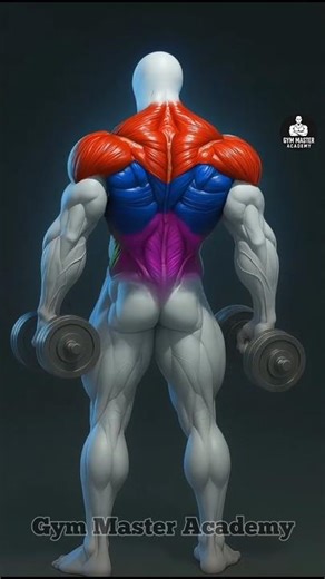 Full Back Workout | Upper + Mid + Lower Back | Complete Back Day#gymmasteracadmy #youtubeshorts