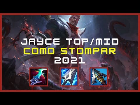 JAYCE: GAMEPLAY EXPLICATIVA COMO JOGAR DE JAYCE MID/TOP [INCRÍVEL]