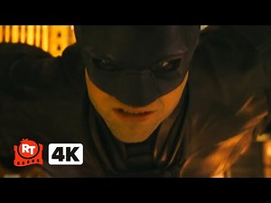 The Batman (2022) 4K - Batman Escapes the Cops | Movieclips