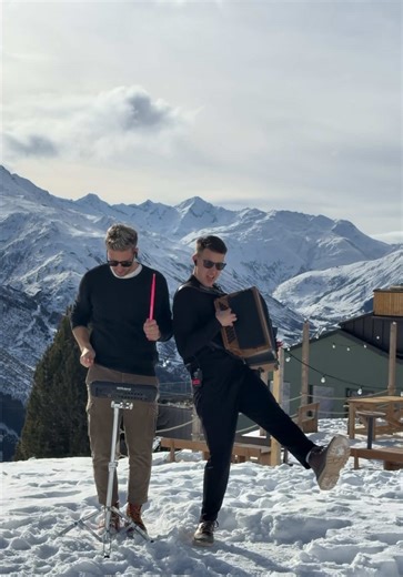 LOUD & WILD. This time in the Swiss mountains. 🇨🇭❄️