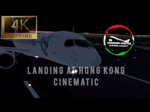 Landing a220 at Hong Kong 
