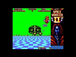 [AMSTRAD CPC] Space Harrier II - Gameplay Run-through