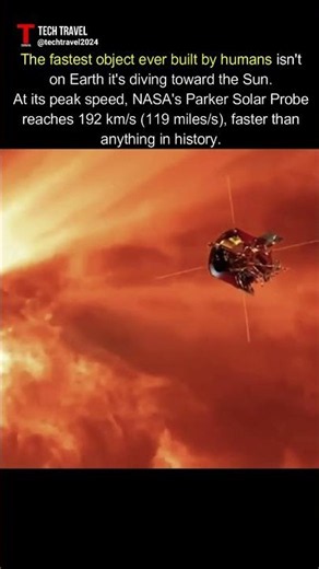 The fastest object ever built by humans isn't on Earth. #parkersolarprobe #nasa #space
