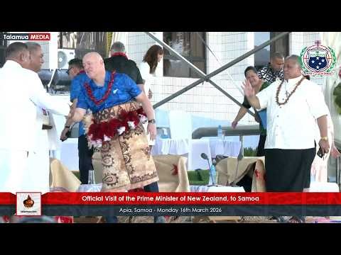 Joint Press Conference: Rt. Hon. Christopher Luxon & Hon. Laaulialemalietoa Polataivao Fosi Schmidt
