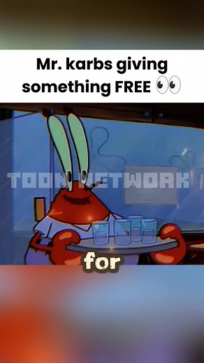 132K views · 2.7K reactions | Mr. Karbs giving FREE water to pearl and her friends #fblifestyle #spongebob #spongebobsquarepants #mrkrabs #funny | Toon Network | Facebook