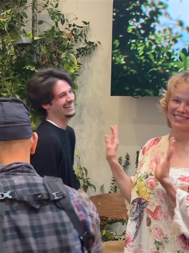 16K views · 101 reactions | People interview and photos of Pamela Anderson is a dream. The star reunited with her sons Brandon and Dylan Lee at the Sonsie skincare pop-up in N.Y.C. | Pamela Anderson Ultimate Fan | Facebook