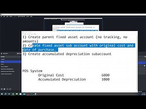QBO-Step 10 Creating an Asset and Accumulated Depreciation Accounts in QuickBooks Online