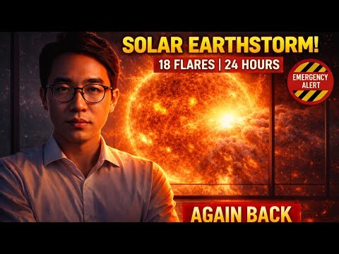 SUN EXPLODES WITH 18 FLARES IN 24 HOURS! New Dangerous Sunspot Targets Earth — NYC, London, Sydney