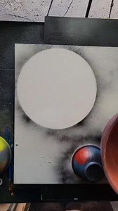 3.9K views · 105 reactions | Creating Space Scene With Spray Paint? #space #spray #spraypaint #spraypaintartist #outerspace | Dexx Art | Facebook