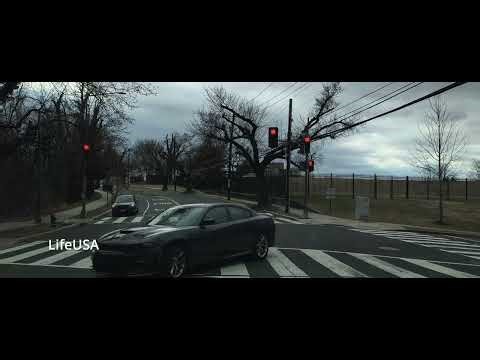 POV Drive from Washington, DC to Arlington, VA | Key Bridge & U.S. Route 50