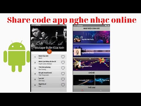 Share miễn phí source code App nghe nhạc call api đồ án Android studio ngôn ngữ java