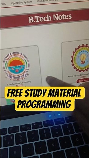 Free College Notes & Programming Material 📚 #studenthacks #shorts