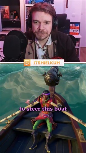 ROW FOR YOUR LIVES! #twitch #gaming #funny #streamer #seaofthieves #sot #clips #pirates #roleplay