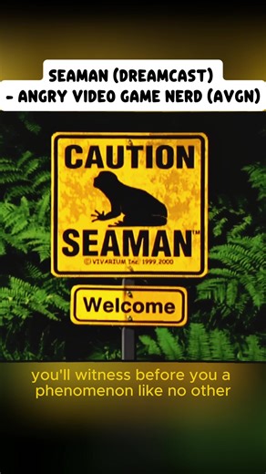 AVGN Reviews Seaman on Sega Dreamcast #AVGN #Seaman #Sega #RetroGaming #fyp