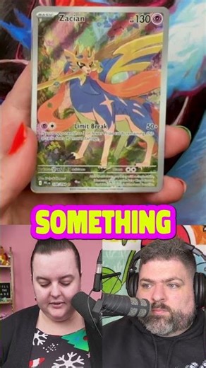 ILLUSTRATION RARE WOLF CARD PULLED!! #pokemoncards #rare #zacian