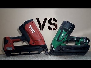 Hilti Vs Hikoki Cordless Gasless Framing Nailer Review
