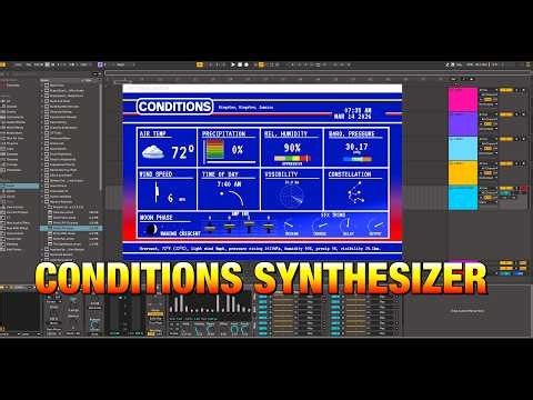 Conditions - Create Synth Sounds in Real-Time from Weather Data Anywhere in the World - PC & Mac