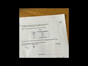 TOF mass spectrometer and RAM calculations AQA A level Chemistry