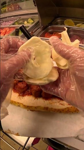 Subway Sandwiches POV Double Meatball Double Cheese Herb and Cheese