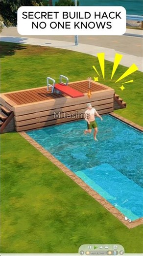 POOL Build Hacks No One Knows (part 231) #sims4hacks #sims4ideas #sims4 #thesims4 #sims4build