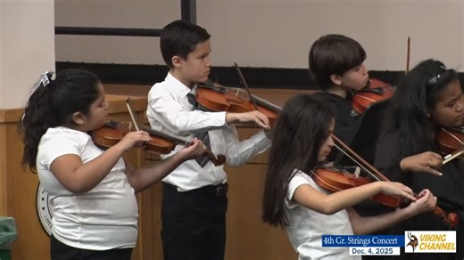 4th Grade Winter Strings Concert 2025