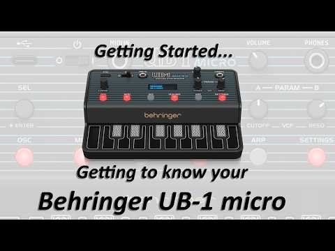 Behringer UB 1 Micro Getting Started