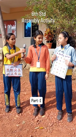 Honey Bee Rural School on Instagram: "6th Standard Assembly Activity"