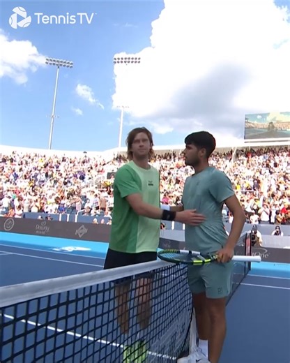 Up close & personal 👀 Enjoy court-level highlights of Alcaraz vs Rublev! | Tennis TV