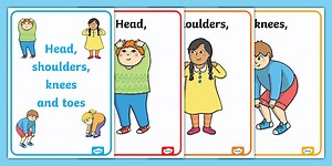 Head, Shoulders, Knees and Toes Posters