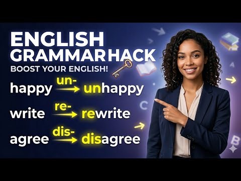 Learn Prefixes Quickly | Improve Your English Vocabulary 💡