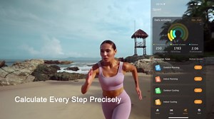 Smart Bracelet for Women, Health Activity Fitness Trackers, 24/7 Heart Rate, HRV, Blood Oxygen & Stress Monitor, 24H Sleep Tracker, Free APP for iOS & Android, Silver